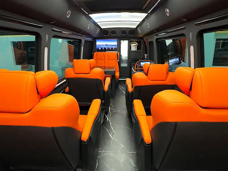 2025 Toyota Coaster Other 6 Cylinders Engine Black Orange Van MT GCC Specs