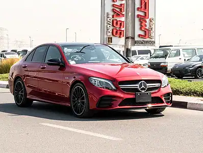 2019 Mercedes-Benz C-Class C43 AMG 6 Cylinders Engine Petrol Red Black Sedan