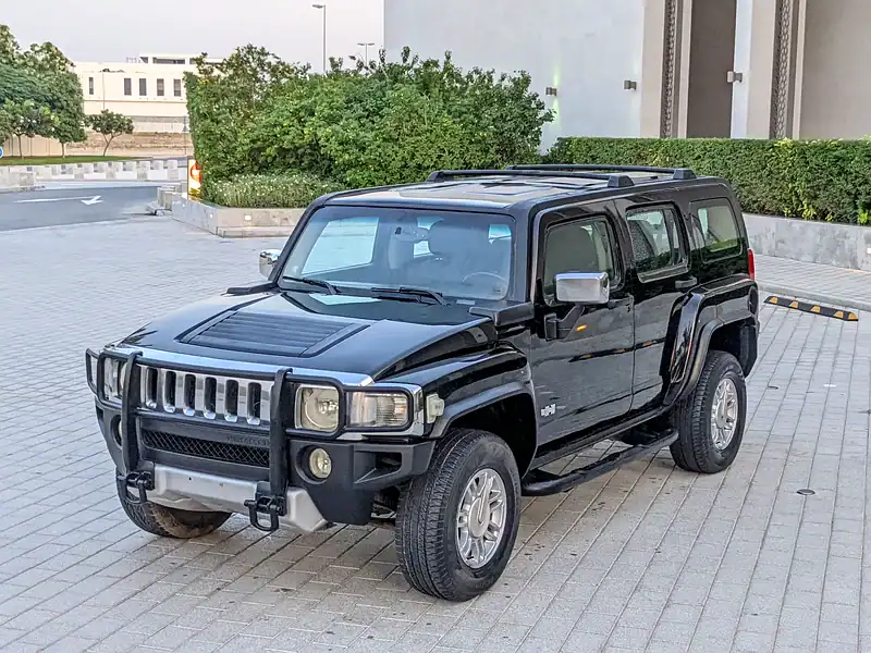 2008 Hummer H3 Other 5 Cylinder Engine Petrol Black SUV GCC Specs