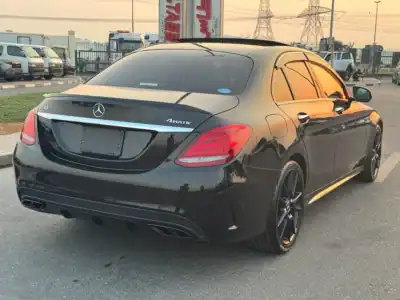 2016 Mercedes-Benz C-Class C 43 4Matic V6 Engine AUCTION GRADE 4/B Black Sedan