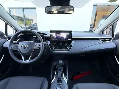 2025 Toyota Corolla SE 1.8L Elite Edition Hybrid 4 Cylinders White Black Sedan