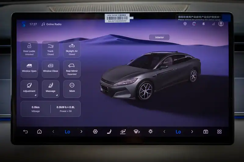 2025 BYD HAN Other Hybrid 4 Cylinders Engine Green White Sedan