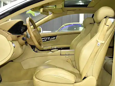 2011 Mercedes-Benz CL-Class CL 63 AMG 8 Cylinders Engine White Beige Coupe