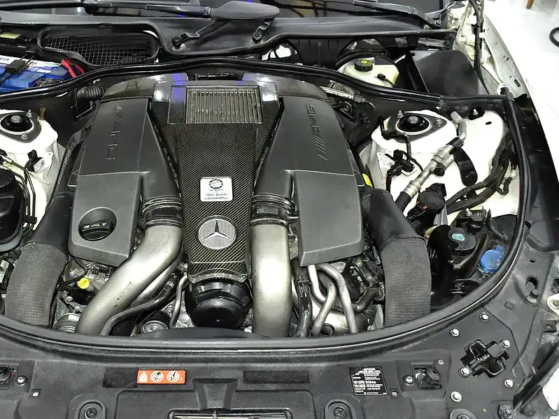 2011 Mercedes-Benz CL-Class CL 63 AMG 8 Cylinders Engine White Beige Coupe