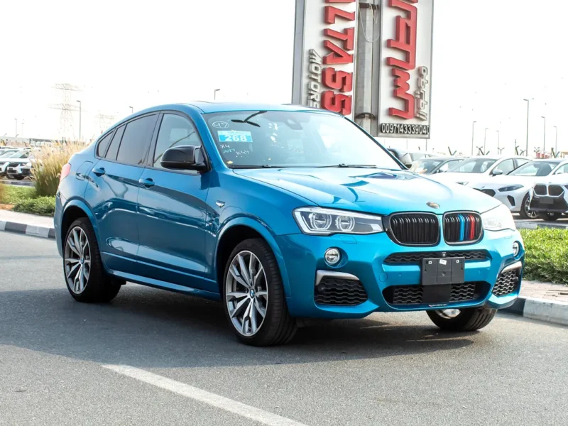 2017 BMW X4 M40i 6 Cylinders Engine Petrol Blue Black SUV 4WD
