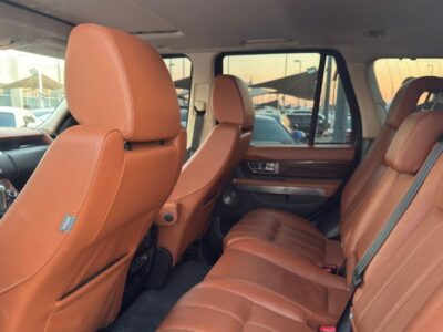 2010 Land Rover Range Rover Sport 8-Cylinder Supercharged Engine Black Orange