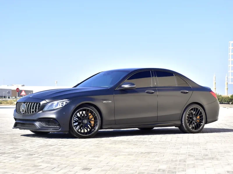2020 Mercedes-Benz C-Class C63 S AMG 8 Cylinder Engine Black Sedan AT