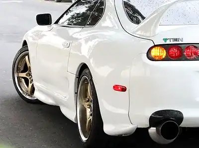 1996 Toyota Supra Premium 6 Cylinders Engine White Black Sports Car