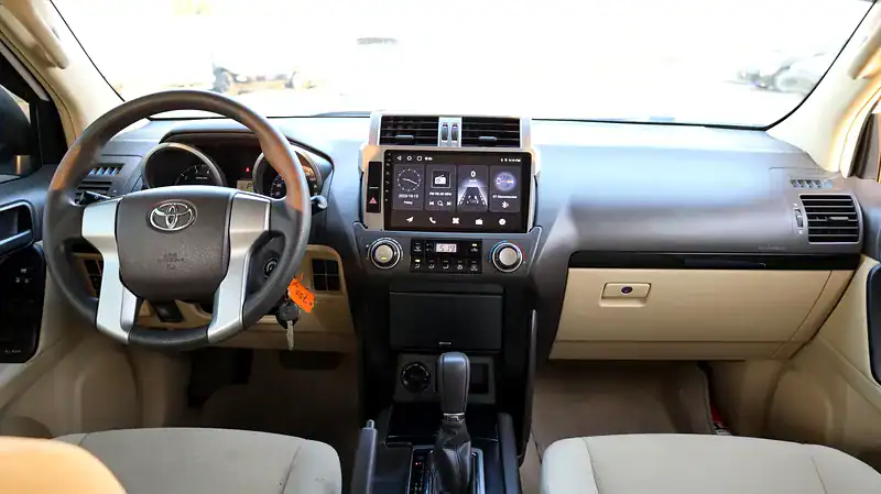 2015 Toyota Prado TX 4 Cylinders Engine Petrol White Beige SUV GCC Specs