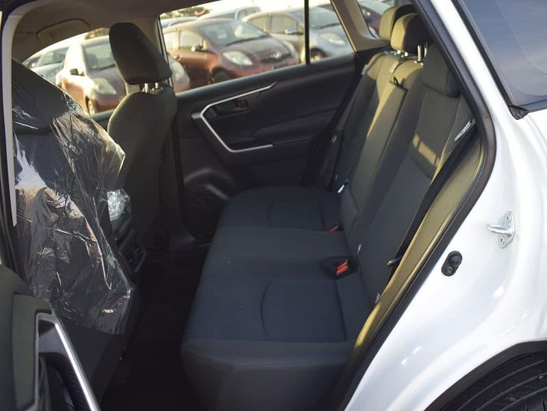 2019 Toyota Rav 4 2.5L 4 Cylinder Engine White Black SUV AT