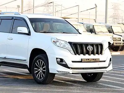 2015 Toyota Prado TX 4 Cylinders Engine Petrol White Beige SUV GCC Specs