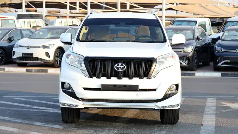 2015 Toyota Prado TX 4 Cylinders Engine Petrol White Beige SUV GCC Specs