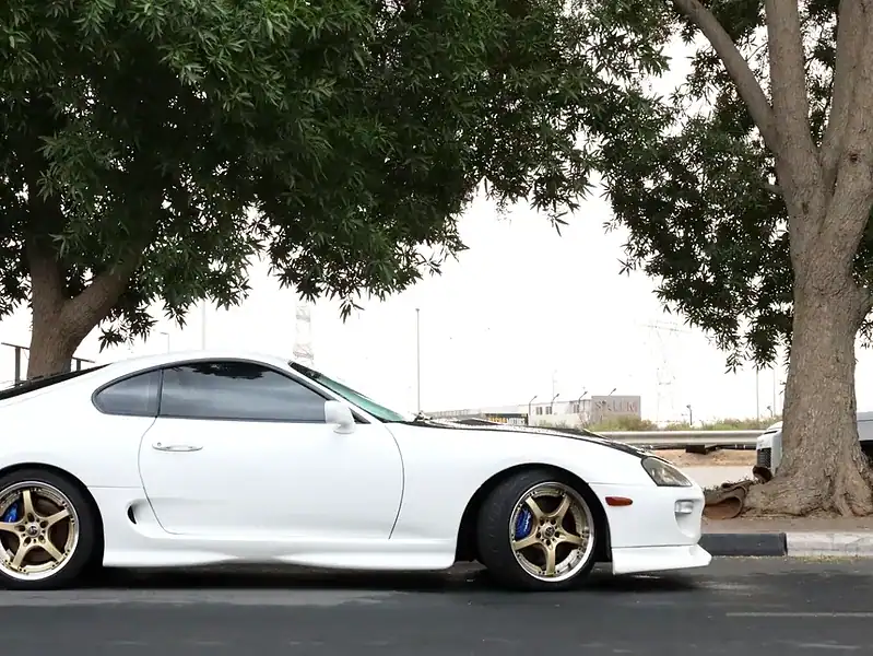 1996 Toyota Supra Premium 6 Cylinders Engine White Black Sports Car