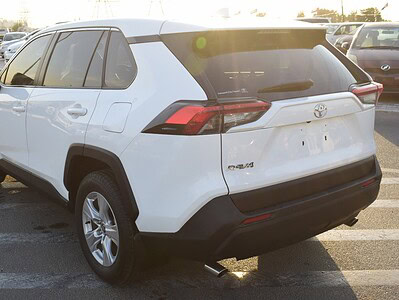 2019 Toyota Rav 4 2.5L 4 Cylinder Engine White Black SUV AT