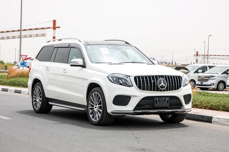 2016 Mercedes-Benz GLS-Class GLS 550 8 Cylinder Engine White Black SUV