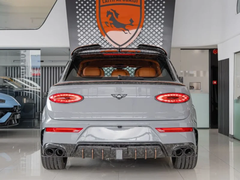 2025 Bentley Bentayga ORIGINAL MANSORY Evo Bespoke Carbon Exterior Grey Orange