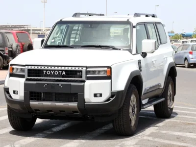 2024 Toyota Prado Other 4 Cylinders Engine White Beige SUV GCC Specs