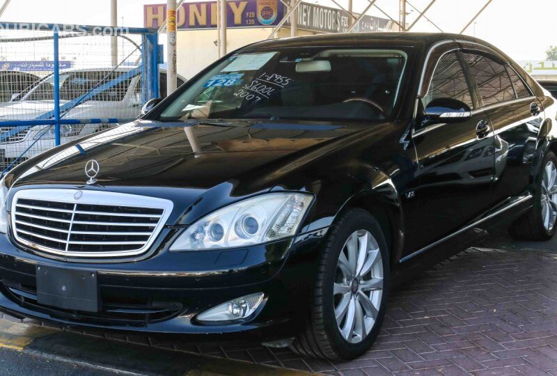 2007 Mercedes-Benz S 600L 5.5 Liters V12 Twin-Turbo Engine Black Sedan