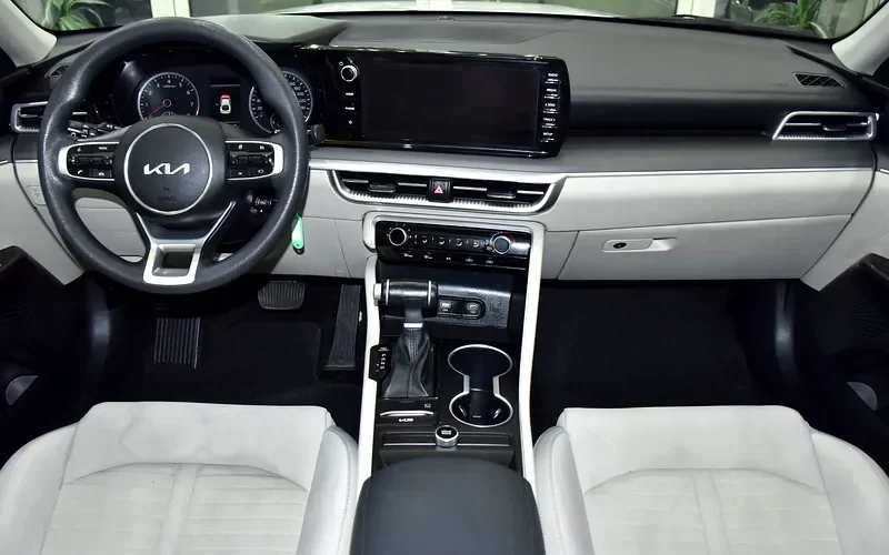 2023 Kia K5 STD 4 Cylinders Engine Petrol White Beige Sedan GCC Spec