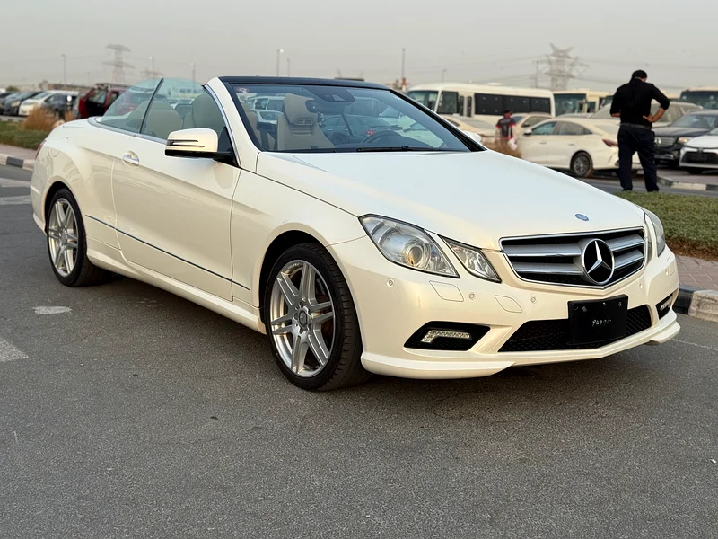 2010 Mercedes-Benz E-Class E 350 6 Cylinders Engine White Beige Convertible