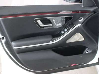 2023 Mercedes-Benz S 500 4MATIC 3.0L 6 Cylinders Engine White Black Sedan