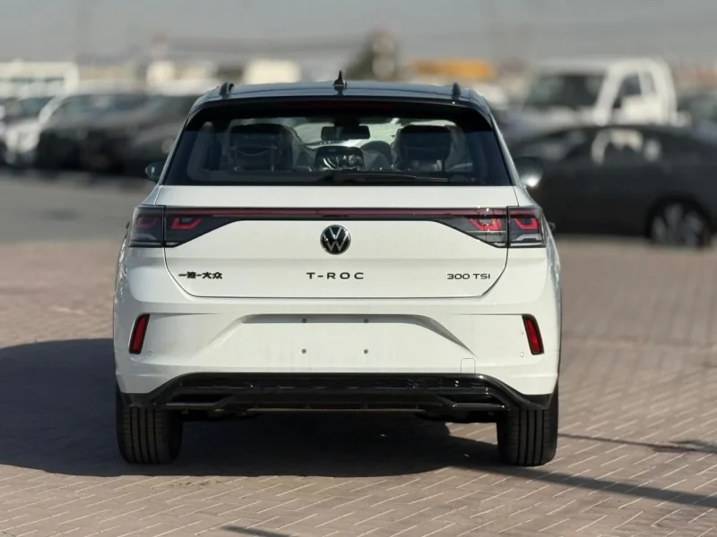 2025 Volkswagen T ROC 300TSI Black Edition 1.5L 4 Cylinder Engine Petrol White Black