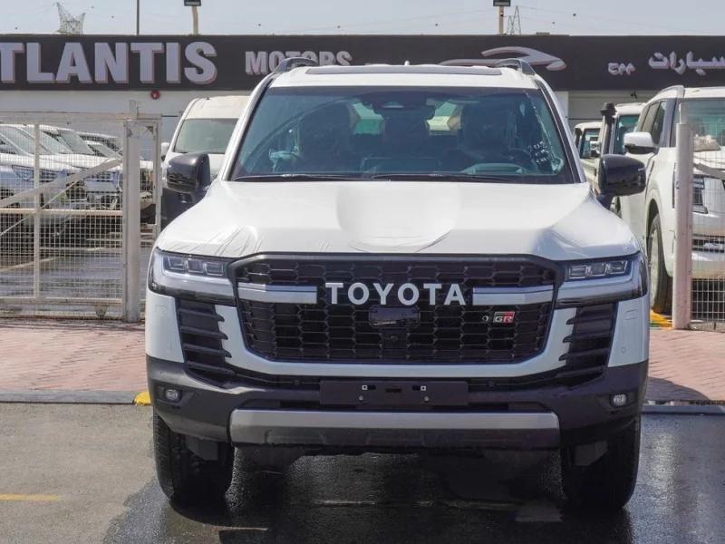 2025 Toyota Land Cruiser GR SPORT 3.5L V6 Engine Petrol White Red SUV