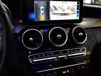 2020 Mercedes-Benz C-Class C200 4 Cylinders Engine White Brown Sedan