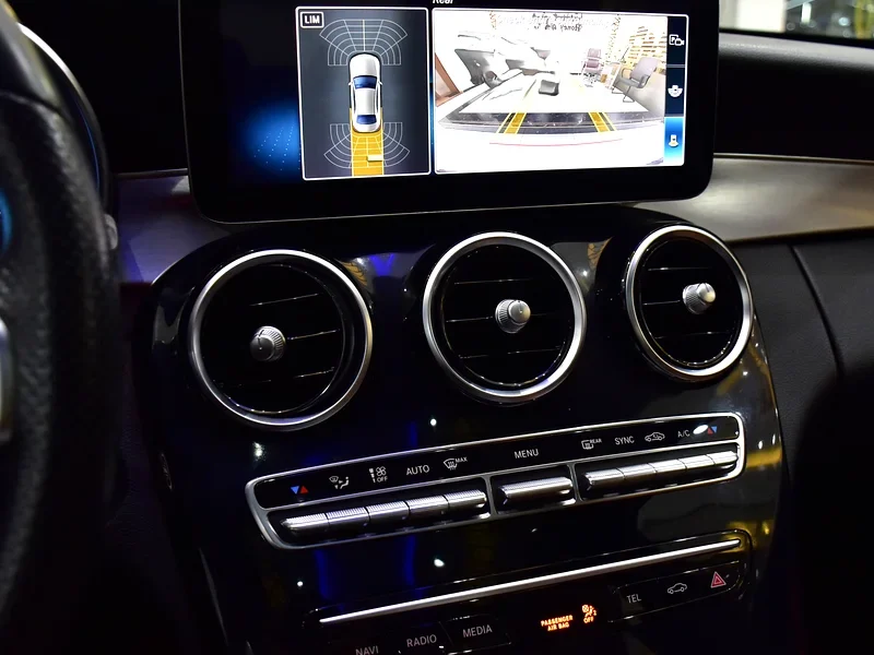 2020 Mercedes-Benz C-Class C200 4 Cylinders Engine White Brown Sedan