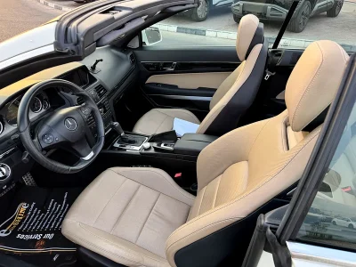 2010 Mercedes-Benz E-Class E 350 6 Cylinders Engine White Beige Convertible