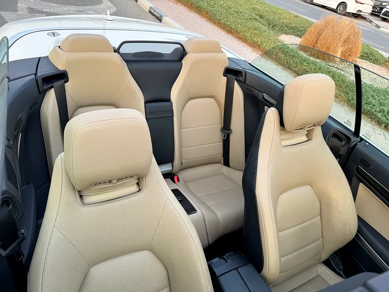 2010 Mercedes-Benz E-Class E 350 6 Cylinders Engine White Beige Convertible