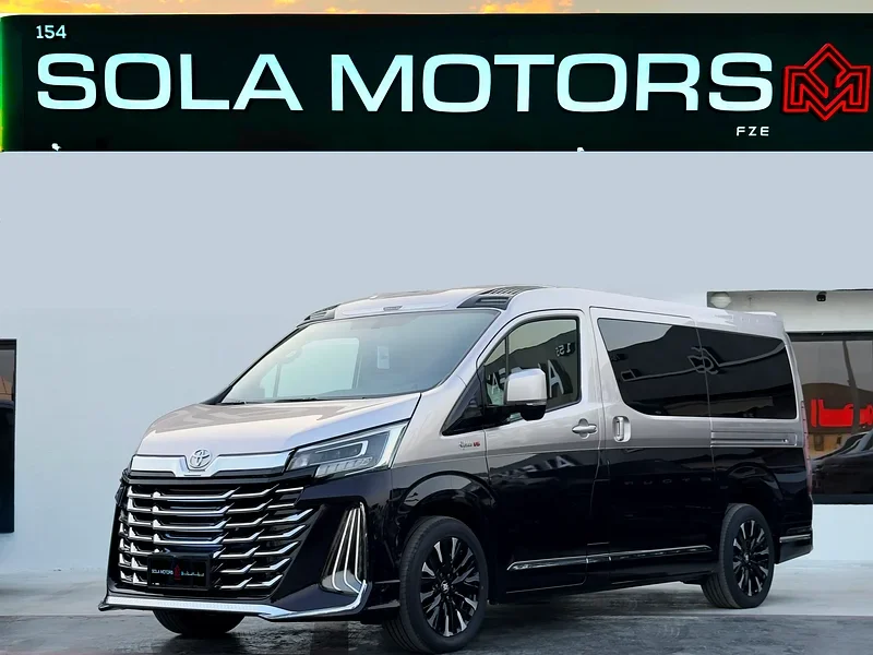 2025 Toyota Hiace Other 4 Cylinder Engine Black Orange Van GCC Specs