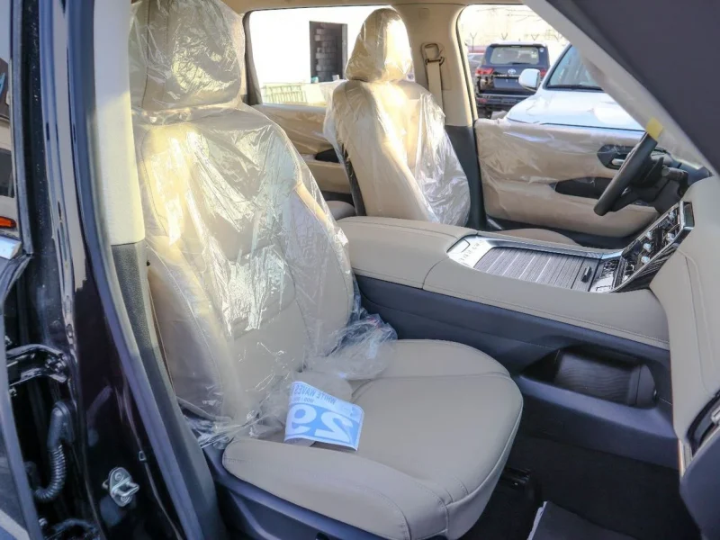 2025 Nissan Patrol LE VR35 3.5L V6 Engine Petrol 4WD Black Beige SUV GCC Specs