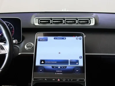 2023 Mercedes-Benz S 500 4MATIC 3.0L 6 Cylinders Engine White Black Sedan