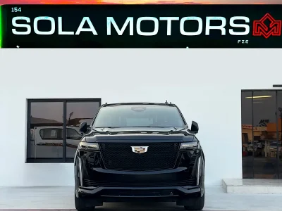 2022 Cadillac Escalade 600 Black Edition 8 Cylinders Engine Black Maroon SUV