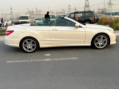 2010 Mercedes-Benz E-Class E 350 6 Cylinders Engine White Beige Convertible