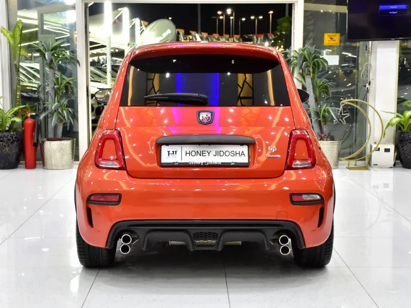 2023 Abarth 695 Turismo 4 Cylinders Engine Orange Black Hatchback