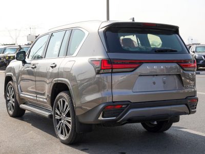 2025 Lexus LX 600 6 Cylinders Engine Silver Tan SUV GCC Specs