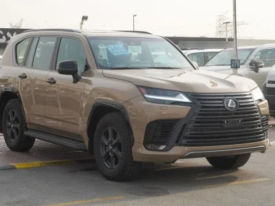 2025 Lexus LX 600 3.5 litre V6 Engine Beige Grey SUV GCC Specs