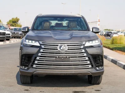 2025 Lexus LX 600 6 Cylinders Engine Silver Tan SUV GCC Specs