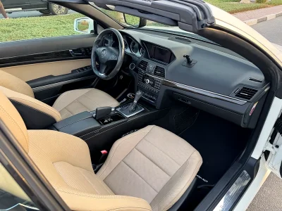 2010 Mercedes-Benz E-Class E 350 6 Cylinders Engine White Beige Convertible