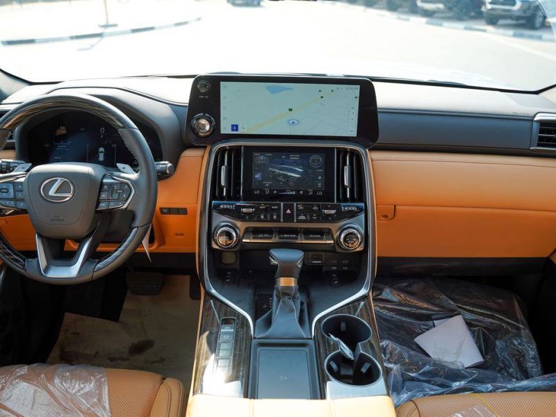 2025 Lexus LX 600 6 Cylinders Engine Silver Tan SUV GCC Specs