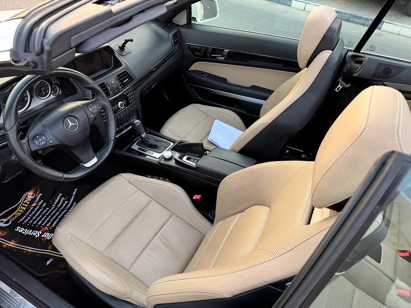 2010 Mercedes-Benz E-Class E 350 6 Cylinders Engine White Beige Convertible