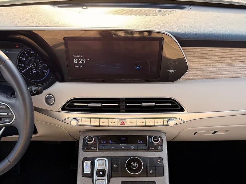 2022 HYUNDAI Palisade SEL 3.8 L V6 Engine Silver White SUV FWD Full Option