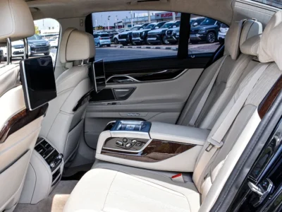 2017 BMW 7-Series 750i 8 Cylinders Engine Petrol Black Beige Sedan