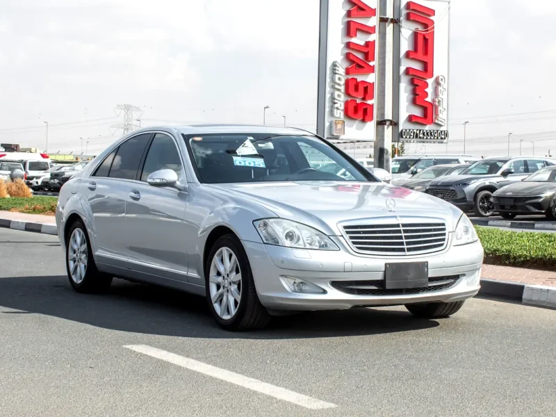 2007 Mercedes-Benz S-Class S 350 6 Cylinders Engine Silver Black Sedan