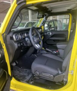 2023 Jeep Wrangler 3.6 litre V6 Cylinders Engine Yellow Black SUV