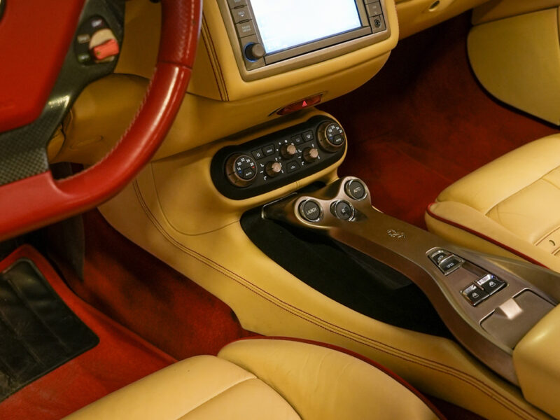 2009 Ferrari California 4.3-liter V8 Engine Red Beige Hardtop Convertible