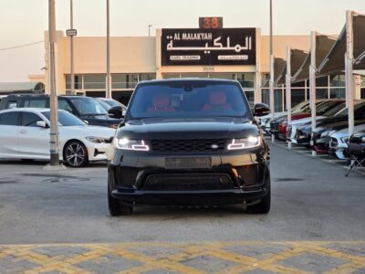 2021 Land Rover Range Rover Sport Supercharged V6 3.0L Engine Black Red SUV