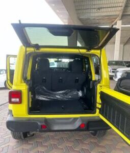 2023 Jeep Wrangler 3.6 litre V6 Cylinders Engine Yellow Black SUV